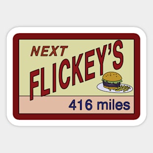 Flickey's 416 Miles Sticker